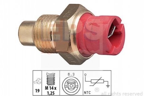 Датчик температури системи охолодження EPS 1830084