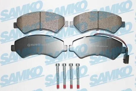 Колодки гальмівні передні (1.7t) 06- SAMKO 5SP1288