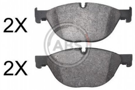 Гальмівні колодки перед. BMW 5 F10 10- A.B.S. 37703