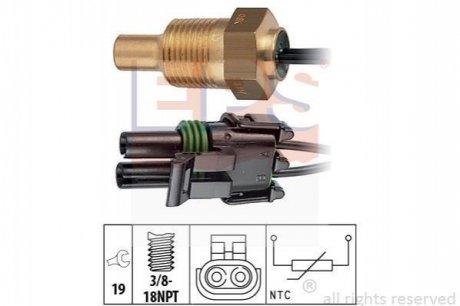 Датчик температури системи охолодження EPS 1830307
