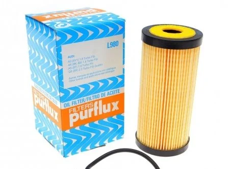 Фільтр мастила AUDI 1,8/2,0 TFSI 2012- PURFLUX L980