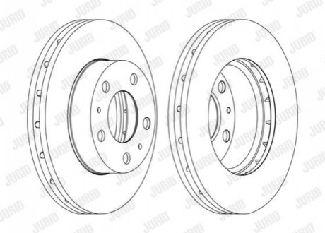 Диск гальмівний !.. JURID 562630JC1