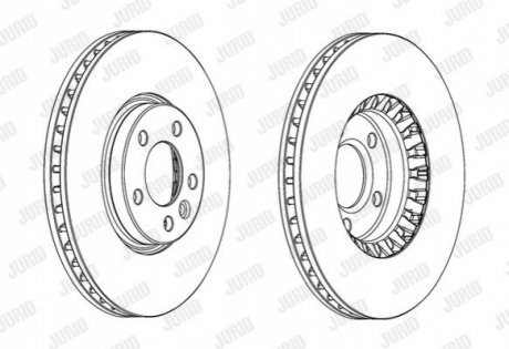 Диск гальмівний + !.. JURID 562739JC1