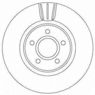 Диск гальмівний FOCUS II C-MAX VOLVO JURID 562363JC