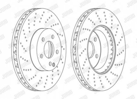 Диск гальмівний !.. JURID 562634JC1