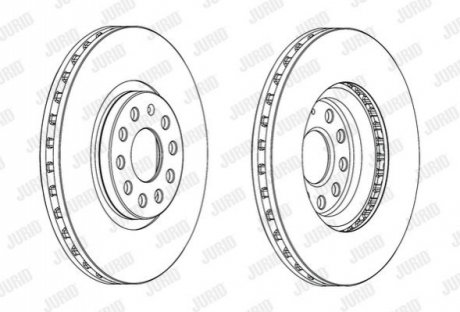 Диск гальмівний !.. JURID 562688JC1