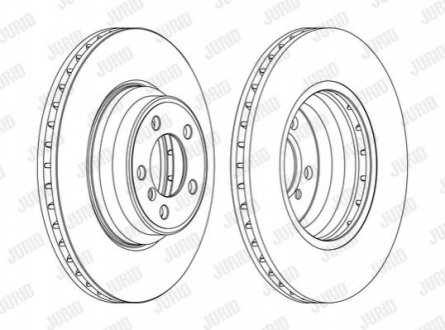 Диск гальмівний + !.. JURID 562401JC1