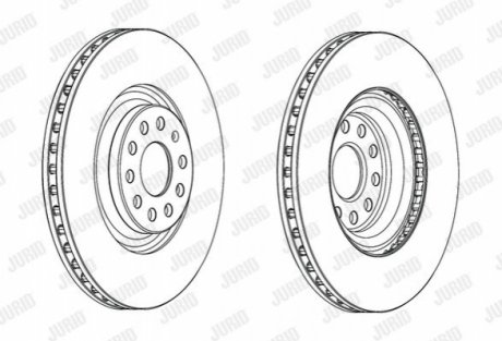 Диск гальмівний !.. JURID 562663JC1