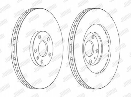 Диск гальмівний !.. JURID 562389JC1