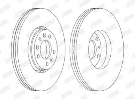 Диск гальмівний !.. JURID 562622JC1
