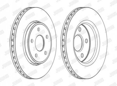 Диск гальмівний !.. JURID 562854JC1