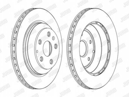 Диск гальмівний !.. JURID 562513JC1