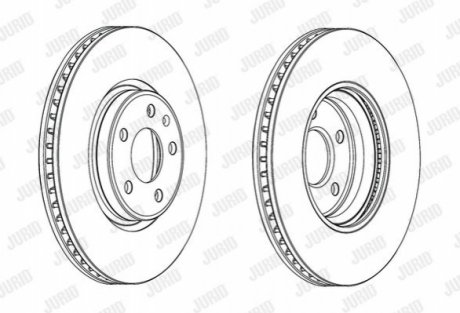 Диск гальмівний !.. JURID 562615JC1