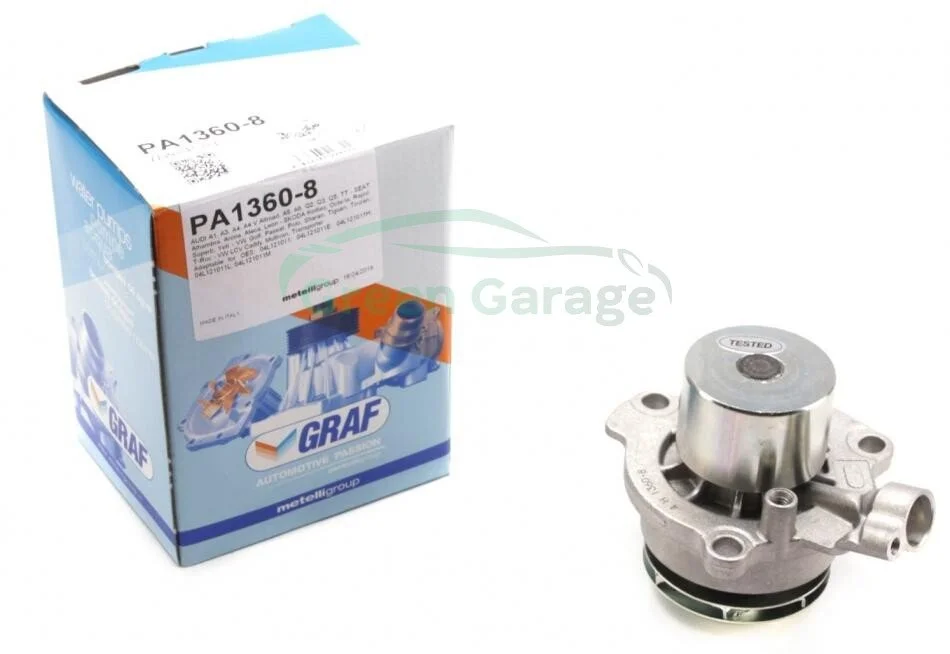 Насос водяний KPL.AUDI A3 1.6TDI 14- GRAF PA13608 (фото 1)