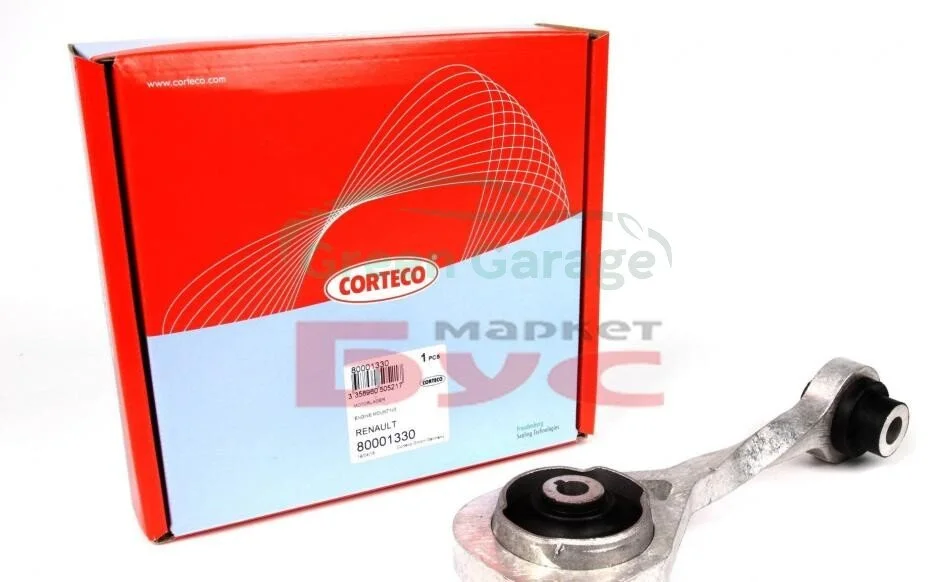 Подушка двигуна задняя, 1.5dCi/1.6i CORTECO 80001330 (фото 1)