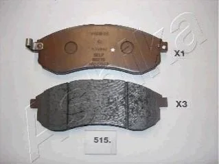 Колодки тормозные дисковые передние MITSUBISHI L 200 01- (пр-во) ASHIKA 5005515