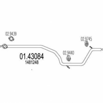 Rura њrod. FORD FOCUS S-MAX 2.0 TDCI MTS 0143084