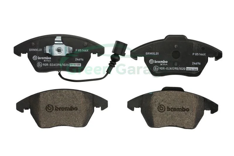 Гальмівні колодки - тюнінг, передній BREMBO P85146X (фото 1)