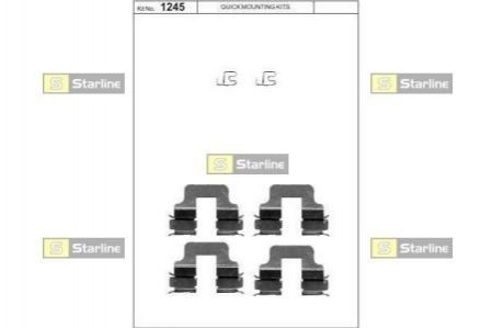 Датчик зносу колодок STARLINE BDPR07