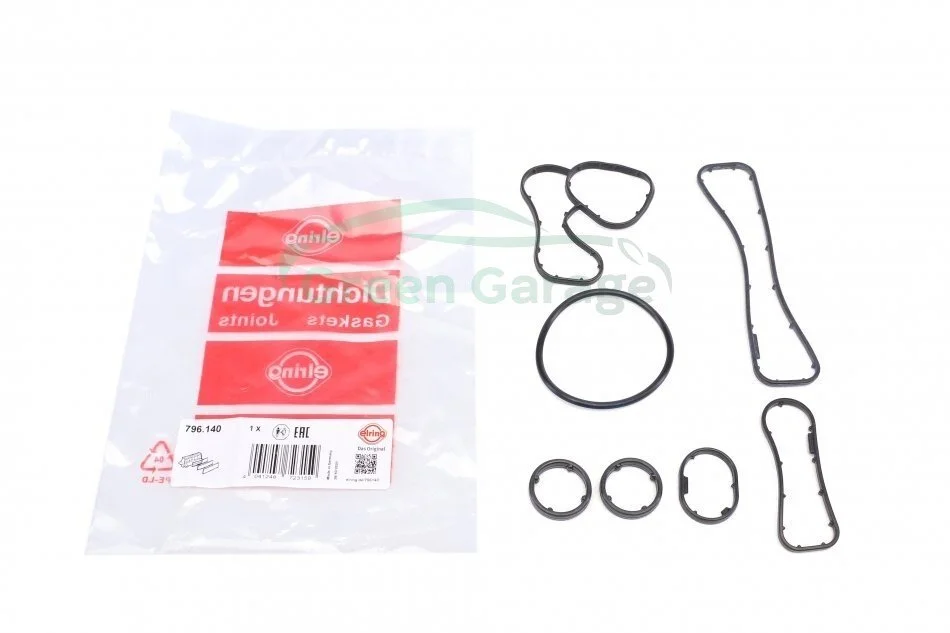Комплект прокладок масляного радиатора OPEL/RENAULT 2,0dCi/2,3dCi M9R/M9T 06- (пр-во Elring) ELRING 796140 (фото 1)