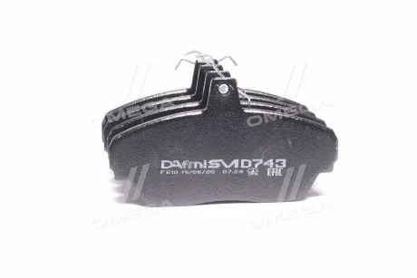 Дисковые тормозные колодки, комплект DAFMI / INTELLI D443SM