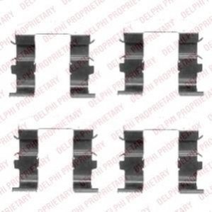 Гальмівні колодки (монтажний набір) DELPHI LX0418