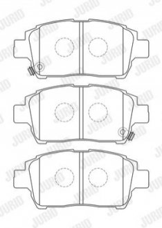 KLOCKI HAM./PRZ/ TOYOTA COROLLA 00- JURID 573737J