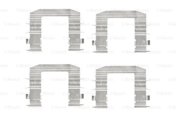 Гальмівні колодки (монтажний набір) BOSCH 1987474447 (фото 1)