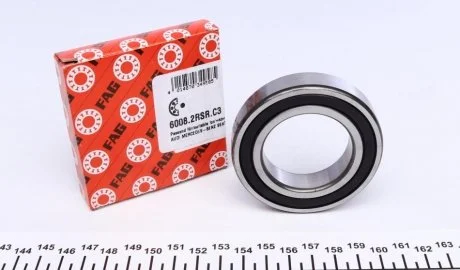 Подшипник шариковый 6008-2RSR-C3  FAG 60082RSRC3
