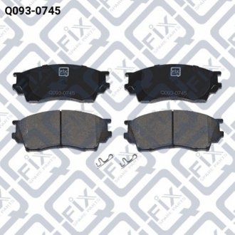 Колодки гальмівні передні дискові Q-fix Q0930745