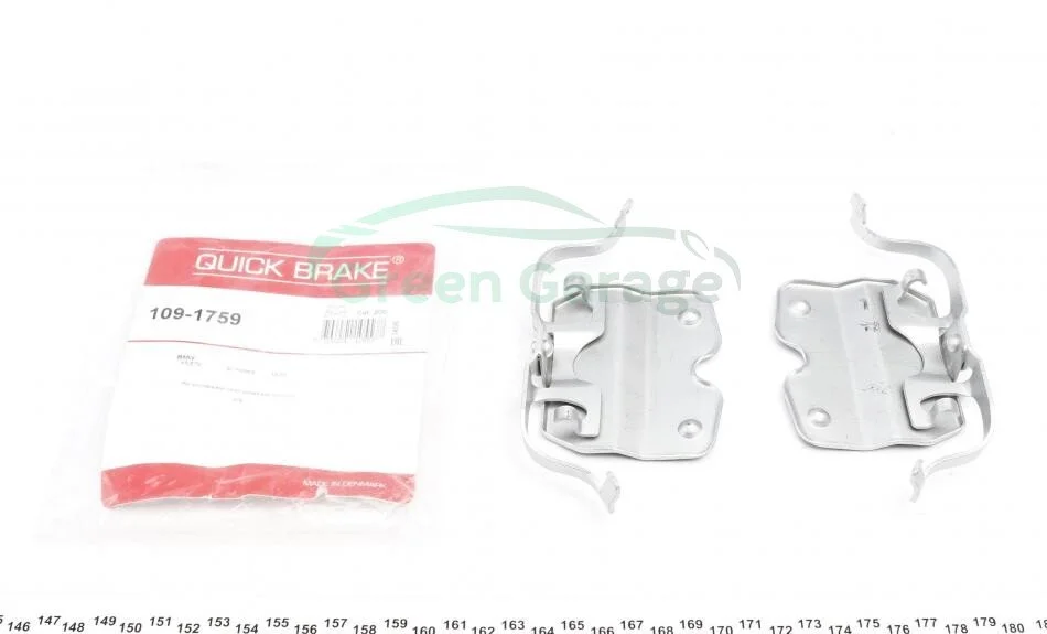 Монтажний набір гальмівної колодки QUICK BRAKE 1091759 (фото 1)
