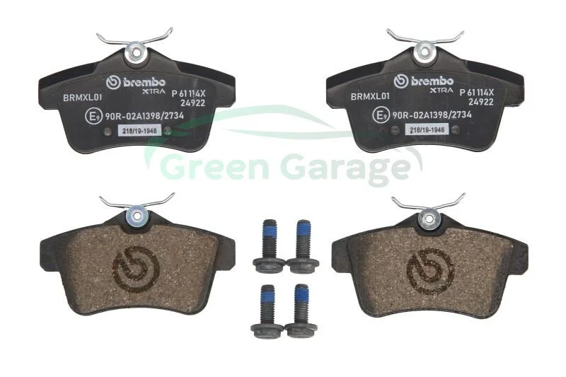 Гальмівні колодки дискові XTRA TYL BREMBO P61114X (фото 1)