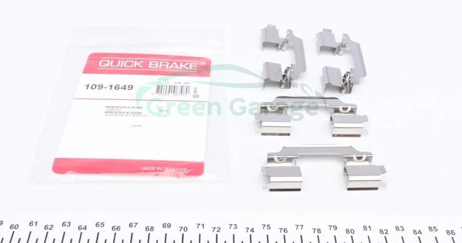 Монтажний набір гальмівної колодки QUICK BRAKE 1091649 (фото 1)
