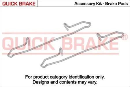 Монтажний набір гальмівної колодки QUICK BRAKE 1091085
