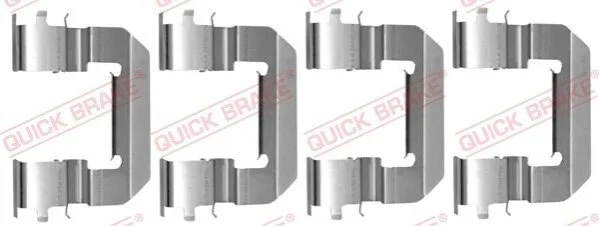 Монтажний набір гальмівної колодки QUICK BRAKE 1090014 (фото 1)