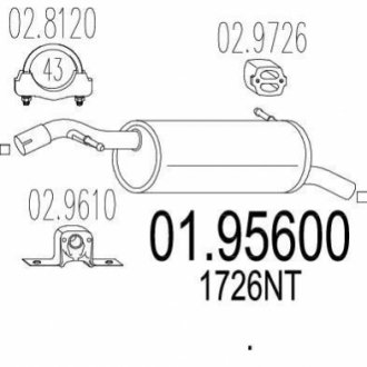 Глушник MTS 0195600