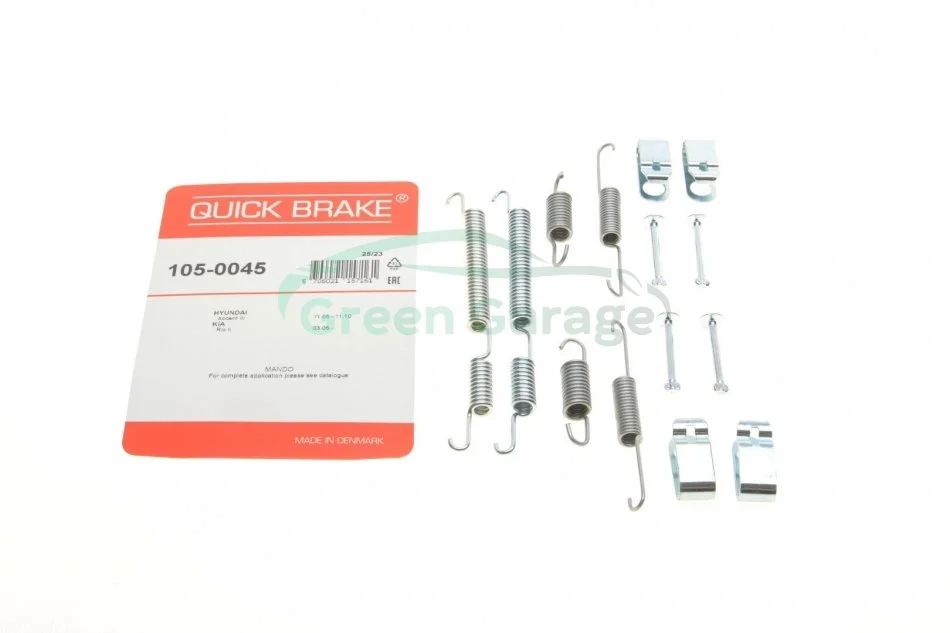 Монтажний набір гальмівної колодки QUICK BRAKE 1050045 (фото 1)