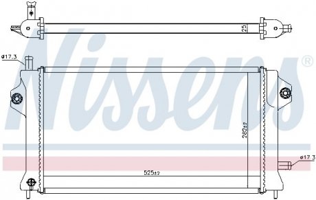 CHЈODNICA MITSUBISHI OUTLANDER 12- NISSENS 606529