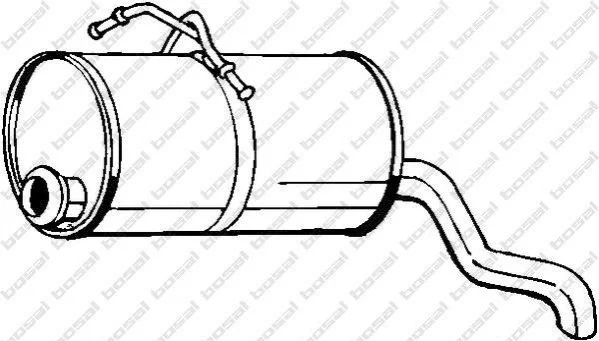 Глушник вихлопних газів (кінцевий) BOSAL 135225 (фото 1)