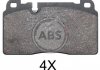 Гальмівні колодки, дискові (набір) A.B.S. 37959 (фото 1)