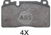 Гальмівні колодки, дискові (набір) A.B.S. 37959 (фото 1)