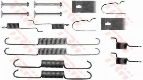 Монтажний набір гальмівних колодок TRW SFK348