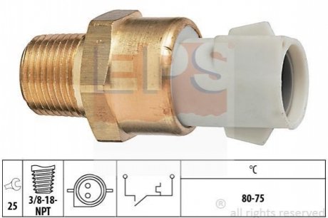 Термовимикач вентилятора радіатора EPS 1850052