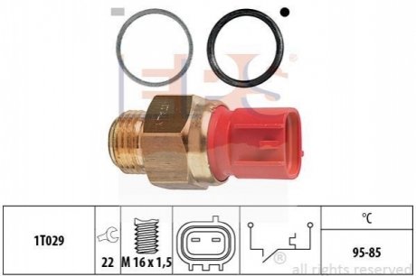 Термовимикач вентилятора радіатора EPS 1850149