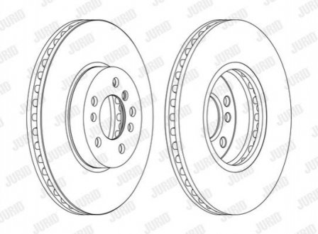 Диск гальмівний X5 * ! JURID 562134JC1