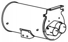 Глушник вихлопних газів (кінцевий) Dinex 47357