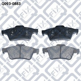 Комплект гальмівних колодок задніх Q-fix Q0930883