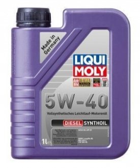 OLEJ LQM 5W-40 DIESEL SYNTHOIL 1L LIQUI MOLY 1340