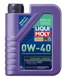 ОЛИВА МОТОРНА SYNTHOIL ENERGY 0W-40 1Л LIQUI MOLY 9514