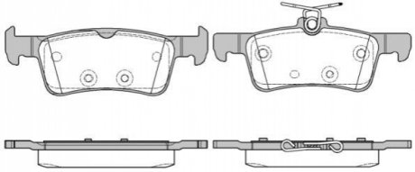 Колодки тормозные дисковые, к-кт. ROADHOUSE 2156310